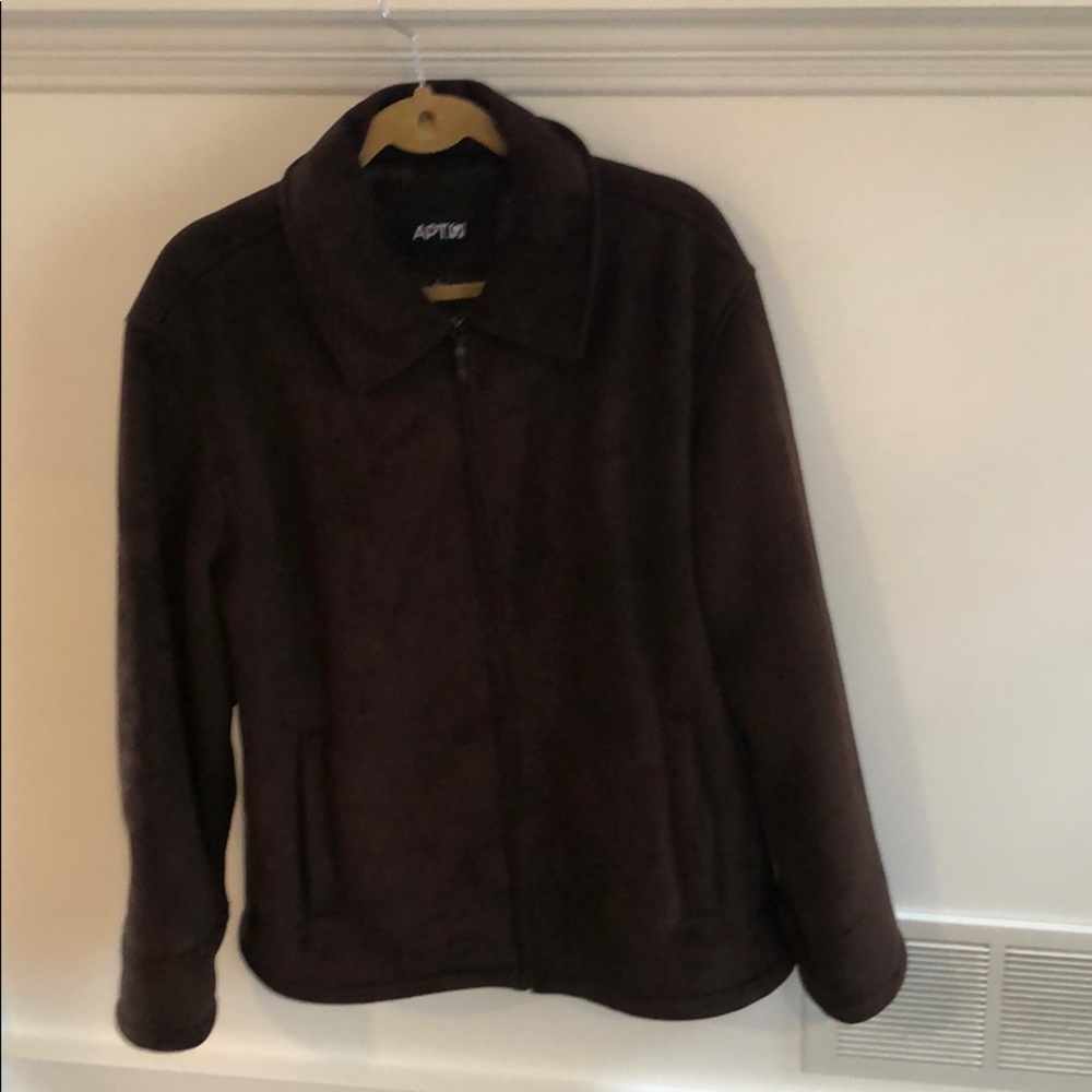 Men’s brown suede APT.9 jacket
